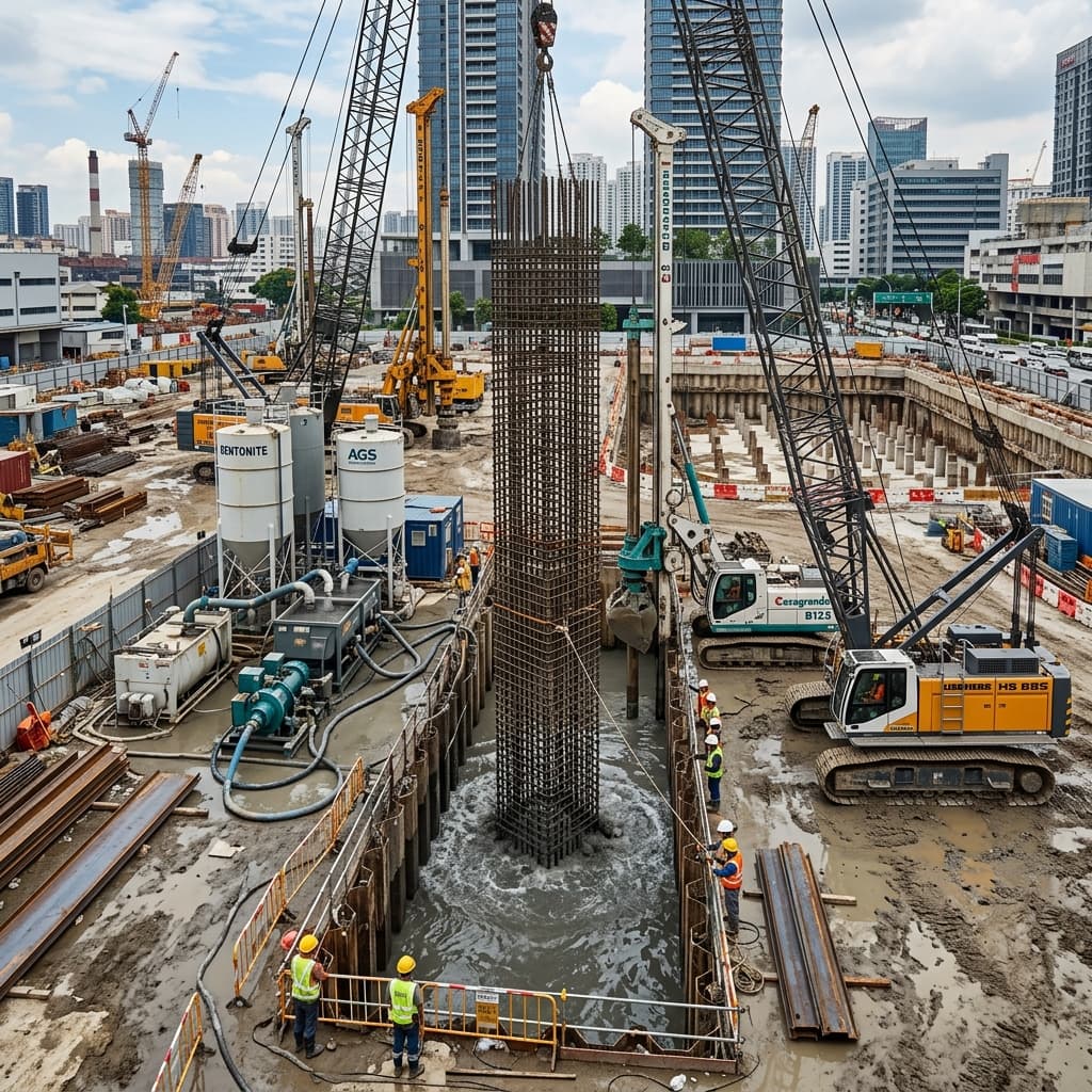Bentonite in Construction: Piling, Tunneling & Waterproofing